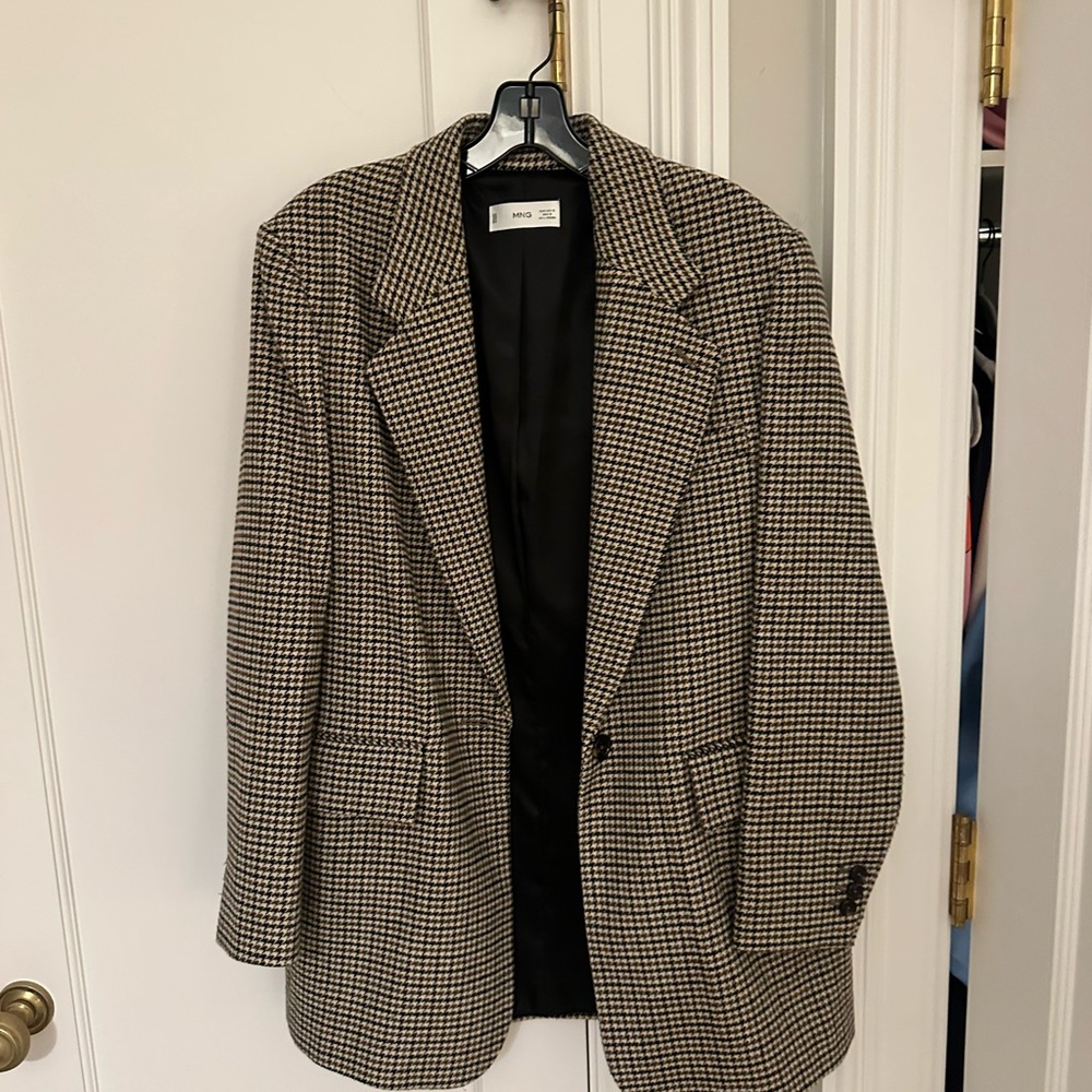 Mango Tweed Blazer